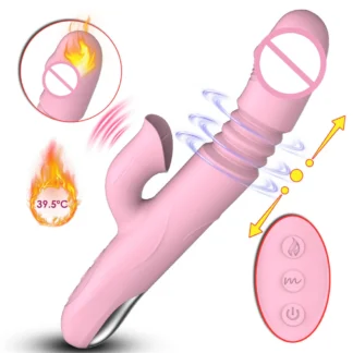 360° Rotating Tongue Licking Vibrator – G-Spot Dildo, Clitoral Stimulator & AV Stick for Intense Vibration Pleasure