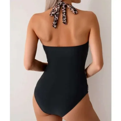Plus Size One-Piece Swimsuit for Women – Push-Up Closed-Back Bathing Suit, Large Size Swimwear for Pool & Beach - Image 2