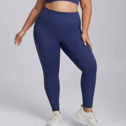 Plus Size Yoga Set for Women – 3XL Workout Outfit with Sports Bra & High-Waist Leggings | Super Stretch Activewear for Curvy Women - Image 8