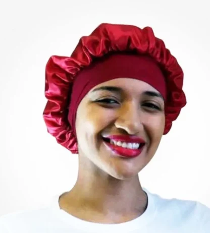 Omens Satin-Lined Night Sleeping Cap – Unisex Hair Care Nightcap for Women & Men, Breathable Sleep Hat - Image 5