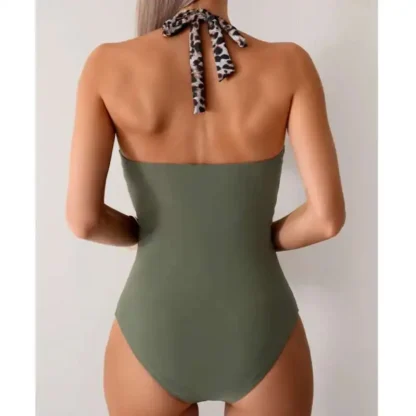 Plus Size One-Piece Swimsuit for Women – Push-Up Closed-Back Bathing Suit, Large Size Swimwear for Pool & Beach - Image 5