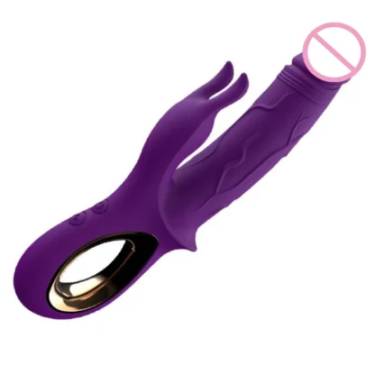 Multi-Frequency Liquid Silicone Double-Head Vibrator – Electric AV Massager for Female Pleasure & Adult Intimate Massage - Image 5