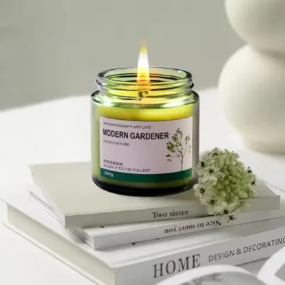 Tea Aroma Candle Gift – Long-Lasting Plant Soy Wax Fragrance for Home & Bedroom - Image 5