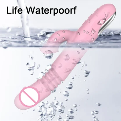 360° Rotating Tongue Licking Vibrator – G-Spot Dildo, Clitoral Stimulator & AV Stick for Intense Vibration Pleasure - Image 3