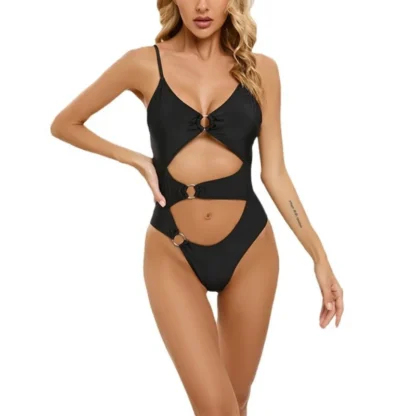 NADANBAO Sexy Backless One-Piece Swimsuit – Women’s Cutout Monokini Swimwear, Cross-Border Fashion Biquini - Image 5