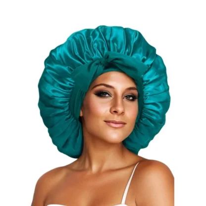 Elastic Sash Butterfly Knot Silk Headscarf Hat – Colorful, Breathable, All-Match Beauty Cap for Women - Image 18
