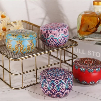 Romantic Scented Candle Set – Arabian Design Jar, Jasmine & Rose Fragrance, Ideal for Couples - Image 21