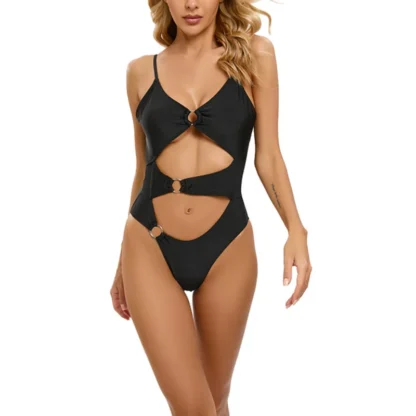 NADANBAO Sexy Backless One-Piece Swimsuit – Women’s Cutout Monokini Swimwear, Cross-Border Fashion Biquini - Image 9