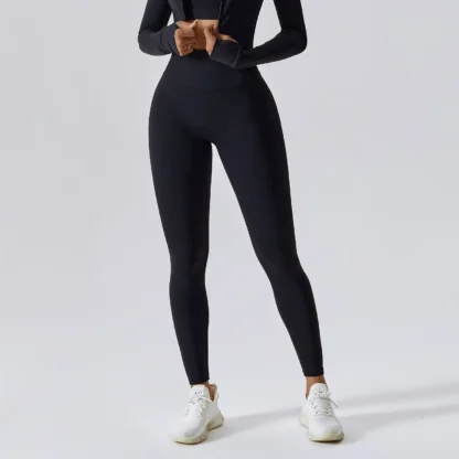 High Waist Yoga Leggings for Women – Butt Lifting, High-Stretch Gym Workout Pants | Breathable Impact Sports Leggings - Image 12