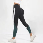 Colorblock High Waist Yoga Leggings for Women – Tummy Control Workout Pants | Stylish Gym & Fitness Leggings