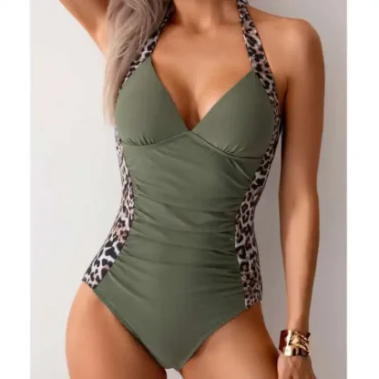 Plus Size One-Piece Swimsuit for Women – Push-Up Closed-Back Bathing Suit, Large Size Swimwear for Pool & Beach - Image 4