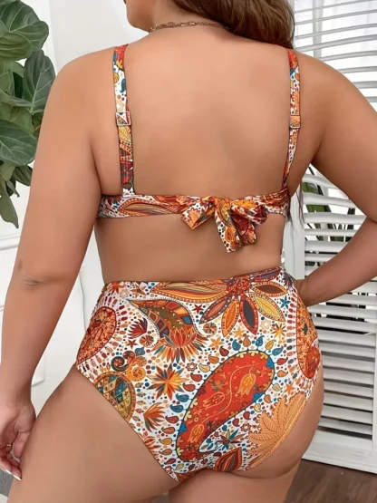 Push-Up High Waist Bikini for Women – Plus Size Swimwear 2025, Bathing Suit & Beachwear - Image 5