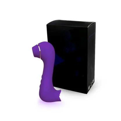 Double-Head Vibrator for Women – Sucking, Tongue-Licking & G-Spot Patting Dildo with Clitoral & Vaginal Stimulation – Rechargeable Intimate Toy for Solo or Couple Play - Image 10