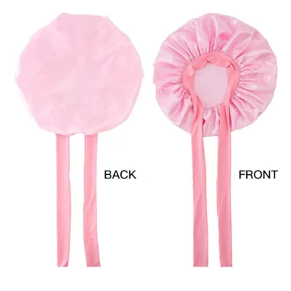 Elastic Sash Butterfly Knot Silk Headscarf Hat – Colorful, Breathable, All-Match Beauty Cap for Women - Image 35
