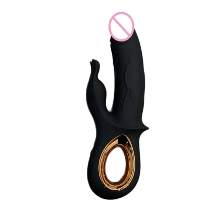 Multi-Frequency Liquid Silicone Double-Head Vibrator – Electric AV Massager for Female Pleasure & Adult Intimate Massage - Image 4
