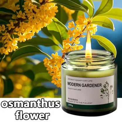 Tea Aroma Candle Gift – Long-Lasting Plant Soy Wax Fragrance for Home & Bedroom - Image 9