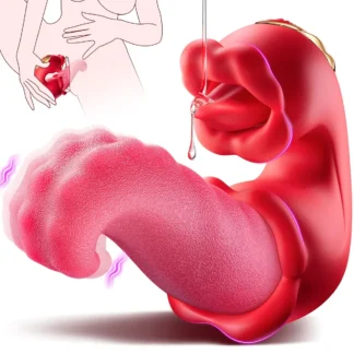 Tongue Licking Clitoral Vibrator – Powerful Clit, Nipple & G-Spot Stimulator for Women, Female Vagina Massager Adult Sex Toy