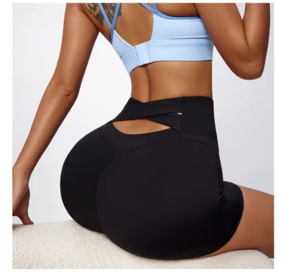 High Waist Yoga Shorts for Women – Butt-Lifting, Slim Fit Workout Shorts | Gym, Running & Cycling Sports Shorts - Image 10
