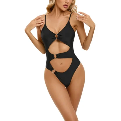 NADANBAO Sexy Backless One-Piece Swimsuit – Women’s Cutout Monokini Swimwear, Cross-Border Fashion Biquini - Image 6
