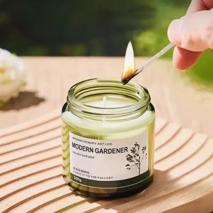 Tea Aroma Candle Gift – Long-Lasting Plant Soy Wax Fragrance for Home & Bedroom - Image 4