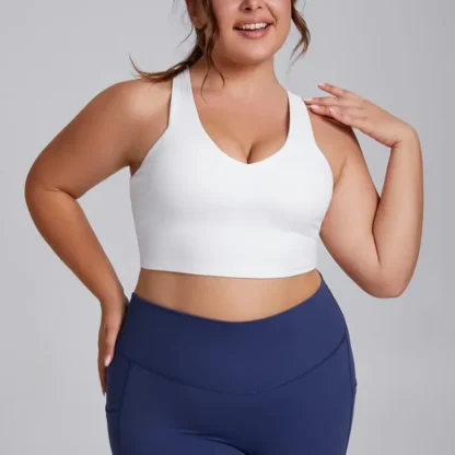 Plus Size Yoga Set for Women – 3XL Workout Outfit with Sports Bra & High-Waist Leggings | Super Stretch Activewear for Curvy Women - Image 14