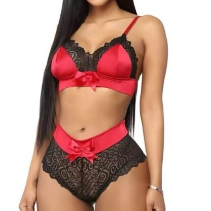 Elegant Seduction – Sexy Two-Piece Lingerie Set for Women - Image 3
