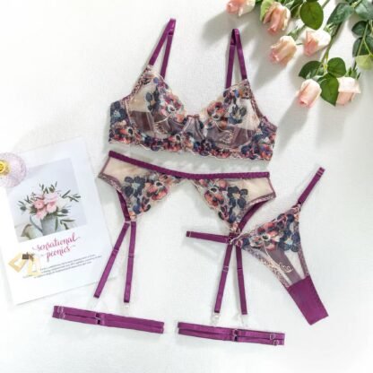 High-Quality Sheer Lingerie Set – Elegant & Sexy Lingerie for Women - Image 4